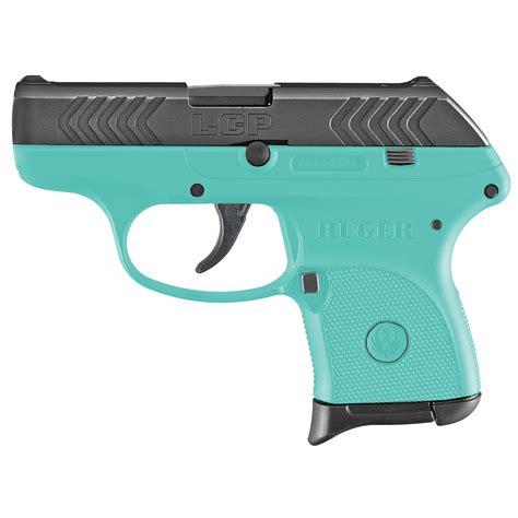 Ruger LCP TALO 2.75" 380 ACP 6rd - Black, Turquoise