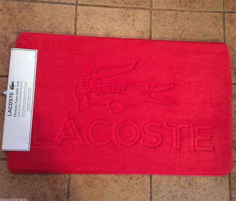 Red lacoste #alligator memory foam bath mat rug #21"x34" #(formula 1) new free sh, View more on ...