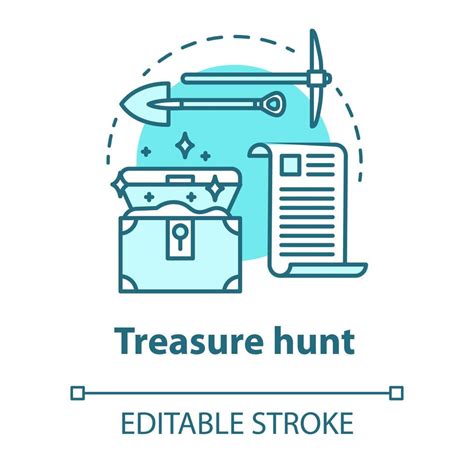 Treasure hunt concept icon 3562090 Vector Art at Vecteezy