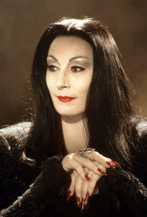 Anjelica Huston as Morticia Addams | The Addams Family Where Are They ...