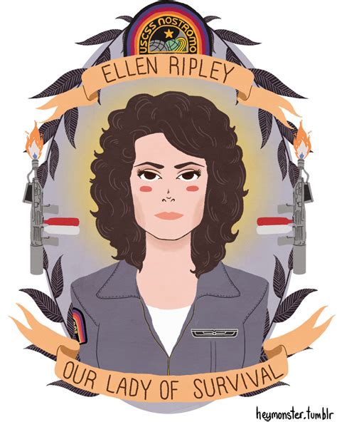 Ellen Ripley by theblamelessflame on DeviantArt