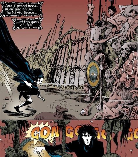 Morpheus at the gates of Hell Sandman by Neil Gaiman | Sandman comic ...