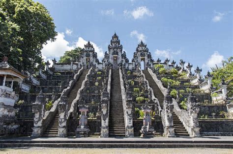 Pura Lempuyang temple stairs, Bali, Indonesia, Southeast Asia, Asia stock photo