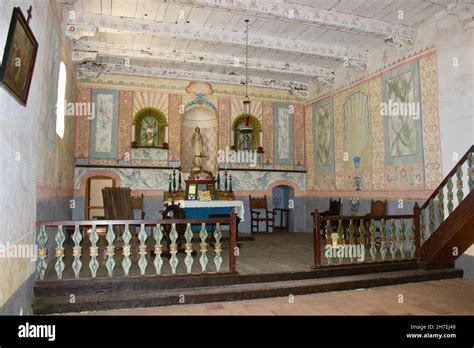 Church Interior, Mission La Purisima Concepcion, Lompoc, California Stock Photo - Alamy