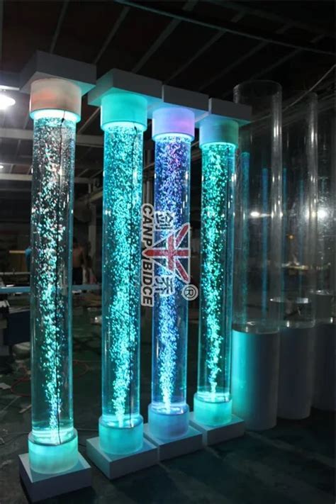 Aquarium Fish Water Bubble Tube Rgb Led White Floor Lamps - Buy Led Light Exhibition Lamp,White ...