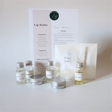 Diy Lip Balm Kit - Etsy