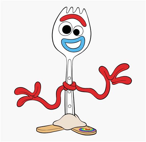 Forky Toy Story Drawing , Free Transparent Clipart - ClipartKey