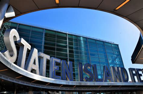 Staten Island Ferry Terminal Entrance in New York City, New York ...