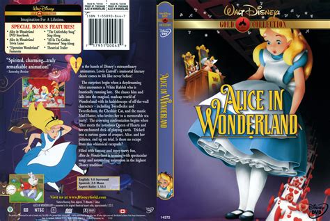 Alice In Wonderland Dvd Cover 1951