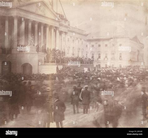 James Buchanan inauguration 1857 Stock Photo - Alamy