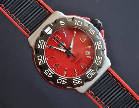 TAG Heuer Formula 1 Red Dial Professional 200 M Ref. WAC1113-0 for $532 ...