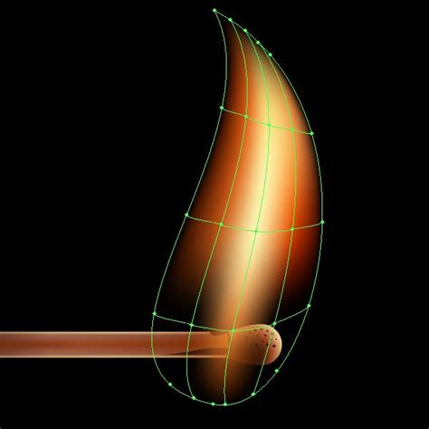 Create a Burning, Vector Match Using Gradient Meshes - Tuts+ Design & Illustration Tuto ...