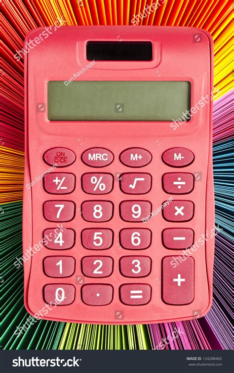 Detailed Shot Pink Calculator Color Palette Stock Photo 124288465 | Shutterstock