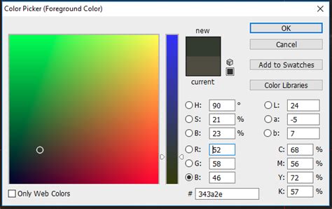 Color Picker Tool Photoshop