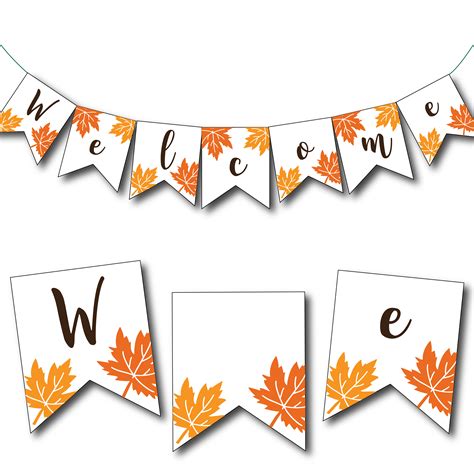 Welcome Banner Printable