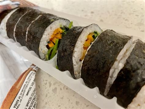 Trader Joe’s Kimbap Review - Microwavable Frozen Goodness! - Gin & Pretzels