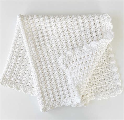 Baby Kate's Crochet Blessing Blanket - Daisy Farm Crafts