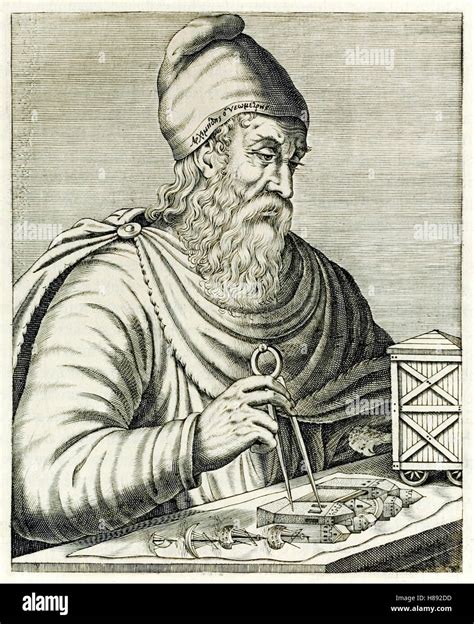 Archimedes of Syracuse (287-212BC) Ancient Greek mathematician Stock Photo: 125589337 - Alamy