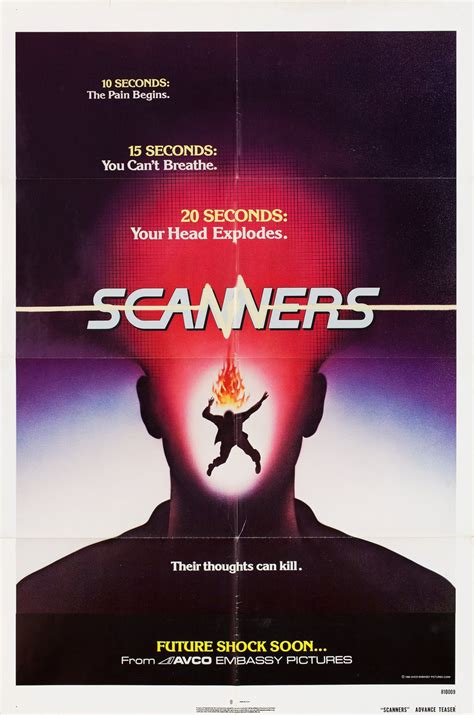 Scanners Original 1981 U.S. One Sheet Movie Poster - Posteritati Movie ...