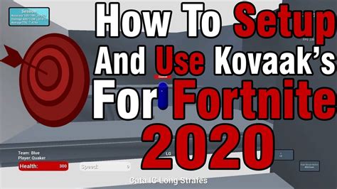 How To Set Up And Use Kovaak's Aim Trainer for FORTNITE (Tutorial 2020) - YouTube