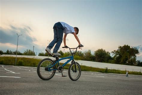 Bmx biking stunts stock image. Image of bicycle, summer - 120515477