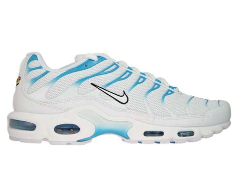 852630-105 Nike Air Max Plus TN 1 White/White-Lt Blue Fury