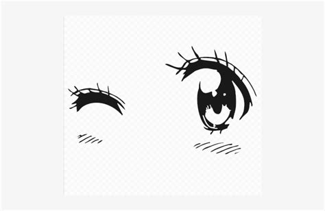 Anime Eyes Decal - Sticker PNG Image | Transparent PNG Free Download on ...