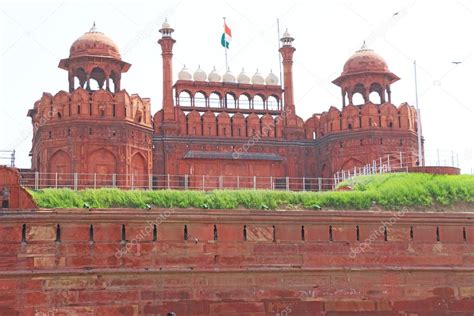 Red fort delhi india — Stock Photo © awesomeaki #60111975