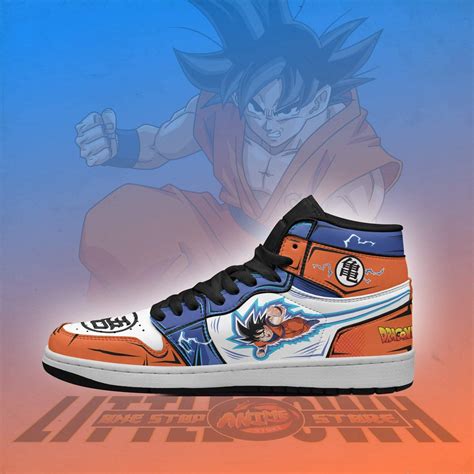 Son Goku Shoes Custom Dragon Ball Z Anime JD Sneakers – Littleowh