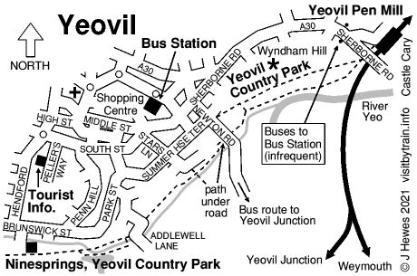 Yeovil | Visit by Train, a station by station guide to UK tourist attractions