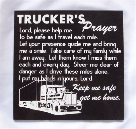 Truck Driver Prayer