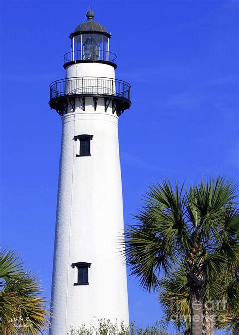 St Simons Island Lighthouse Photograph by Marie Kirschner - Fine Art ...