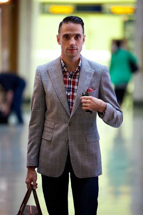 Grey Plaid Suit, Jacket Separate - He Spoke Style Plaid Suit Jacket ...