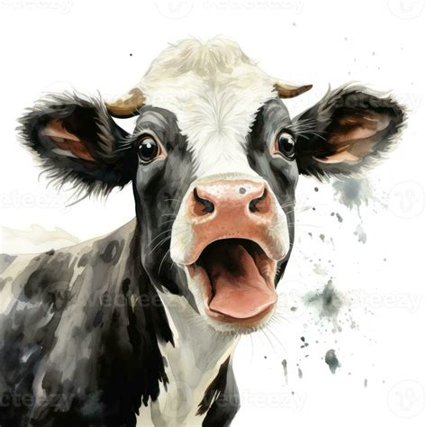 Playful Cartoon Cow Sticking Its Tongue Out AI Generated 29991028 Stock Photo at Vecteezy