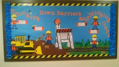 Construction Themed Bulletin Boards