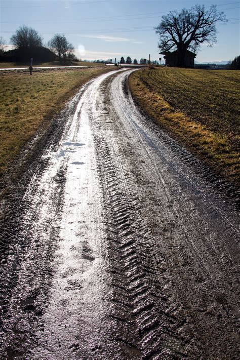 Free Images : track, field, asphalt, walkway, dirt road, transport, mud ...