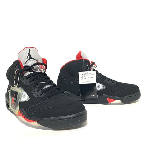 NIKE AIR JORDAN 5 RETRO SUPREME BLACK – Gustodaninja.com