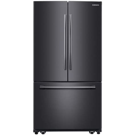 Samsung 25.5-cu ft 3-Door Standard-Depth French Door Refrigerator with ...