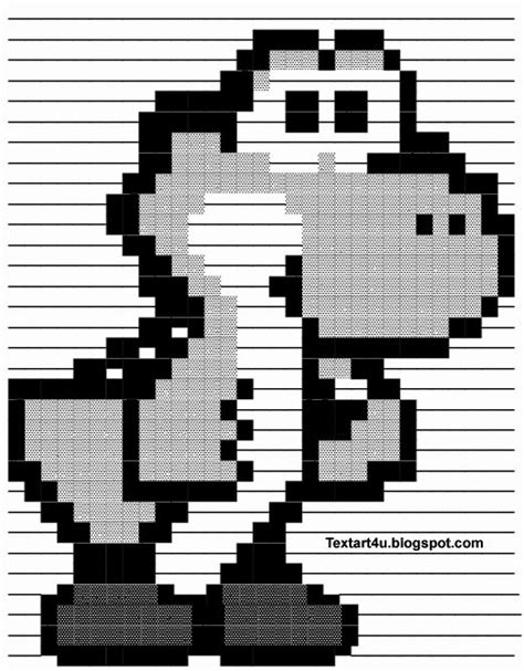 Yoshi Text Art For Facebook | Cool ASCII Text Art 4 U