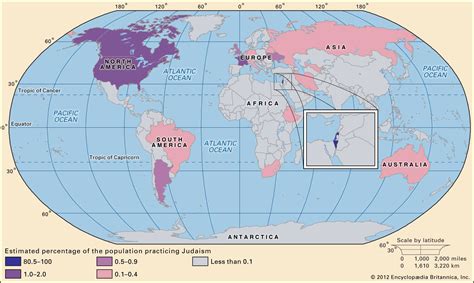 Judaism Origin Map