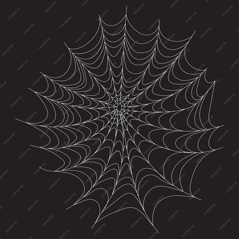 Premium Vector | White cobweb silhouette isolated vector