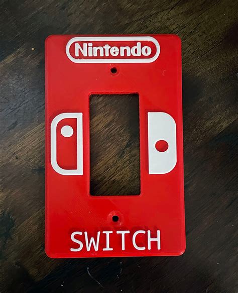 Nintendo Switch Light Switch Plate rocker Switch - Etsy