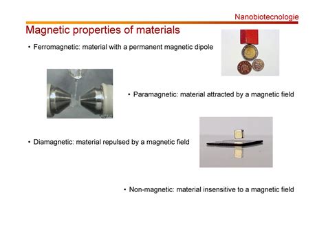 Magnetic properties of materials - In most materials J 0 and the material is (paramagnetic or ...