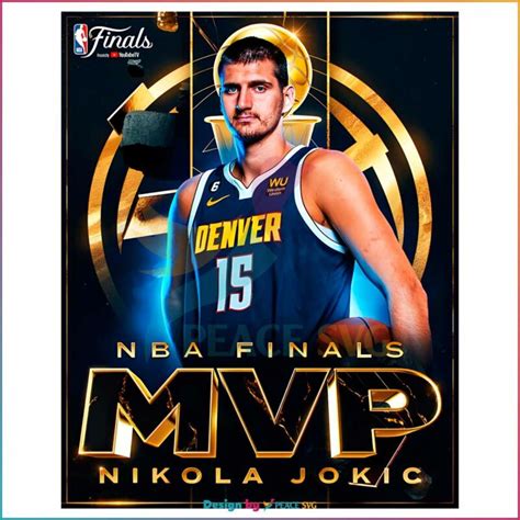 2023 NBA Finals MVP Nikola Jokic PNG Silhouette Files » PeaceSVG