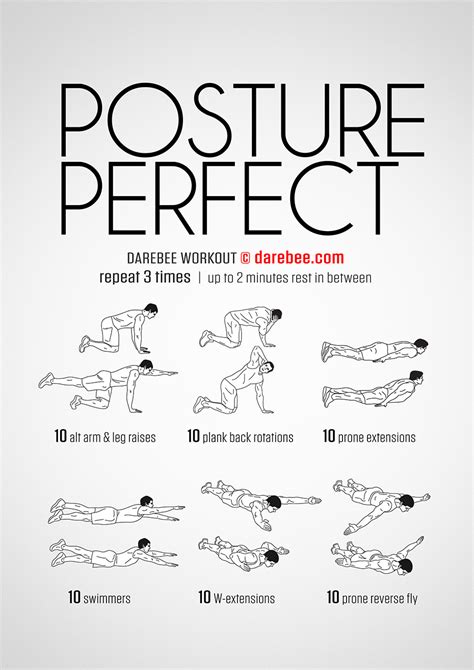 Printable Posture Exercises