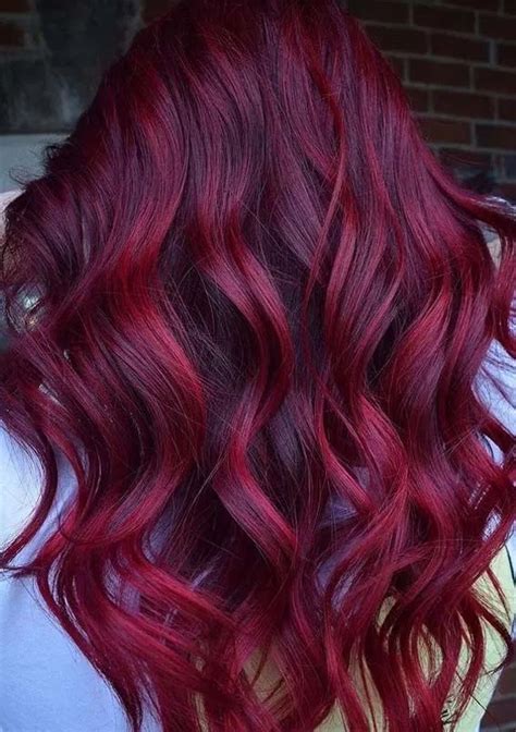 Beautiful Crimson Red Hair Color Shades for Women 2020 | Voguetypes | Deep red hair, Hair color ...