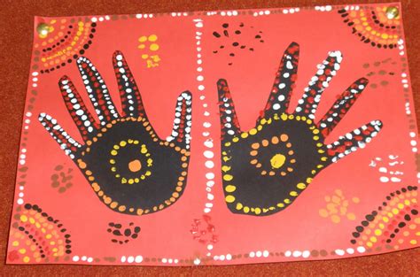 Art with Mrs Baker: Aboriginal Hand Print Art