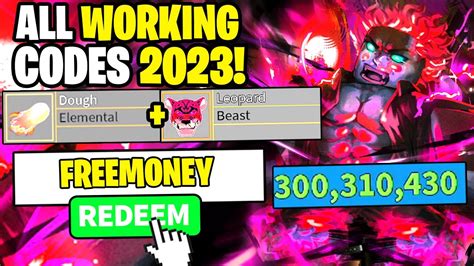 *NEW* ALL WORKING CODES FOR BLOX FRUITS IN 2023! ROBLOX BLOX FRUITS CODES - YouTube