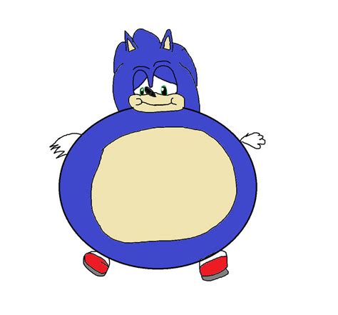 Inflated Sonic by itetpirsonicfan on DeviantArt