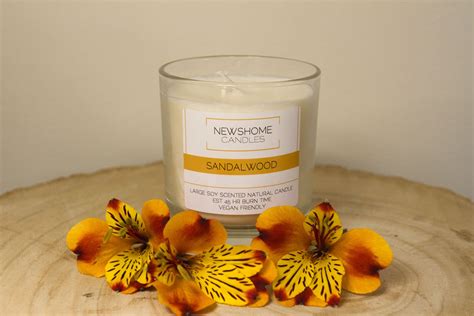 Sandalwood Candle | Sandalwood Scented Candle UK - Newshome Candles